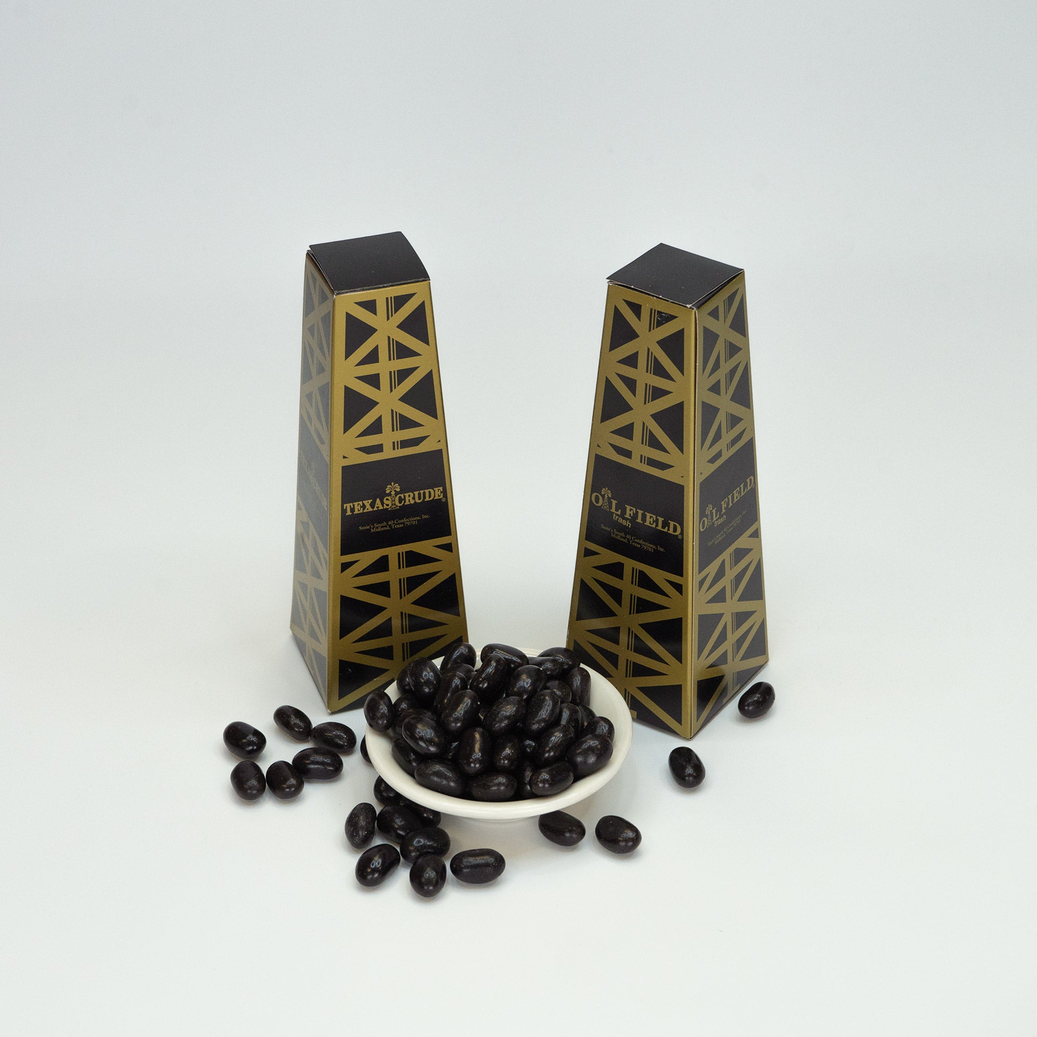 Oil Derrick filled with Licorice